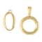 Oval & Round Metal Clasp Charm Connector Set by Bead Landing™